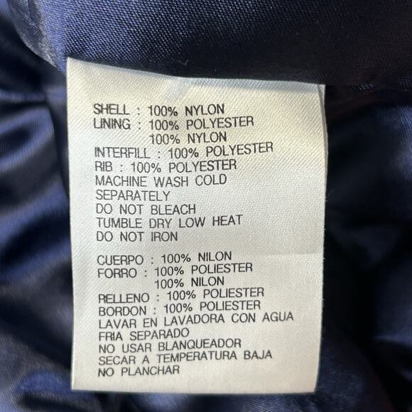 Vintage Denver Broncos Jacket Mens 3XL NFL Satin Bomber Reebok Blue Orange Snap - Picture 8 of 16